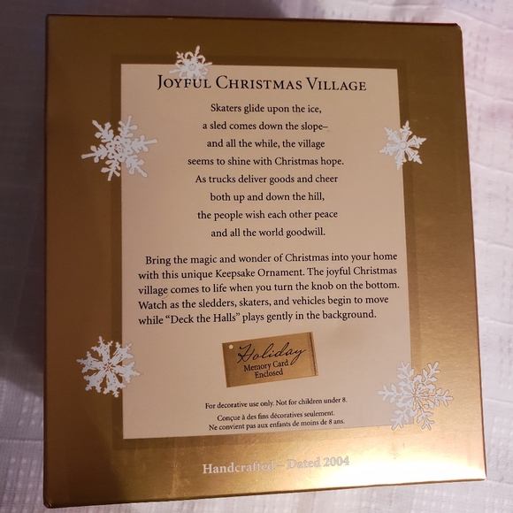 HALLMARK ornament Joyful Christmas Village - Picture 4 of 5